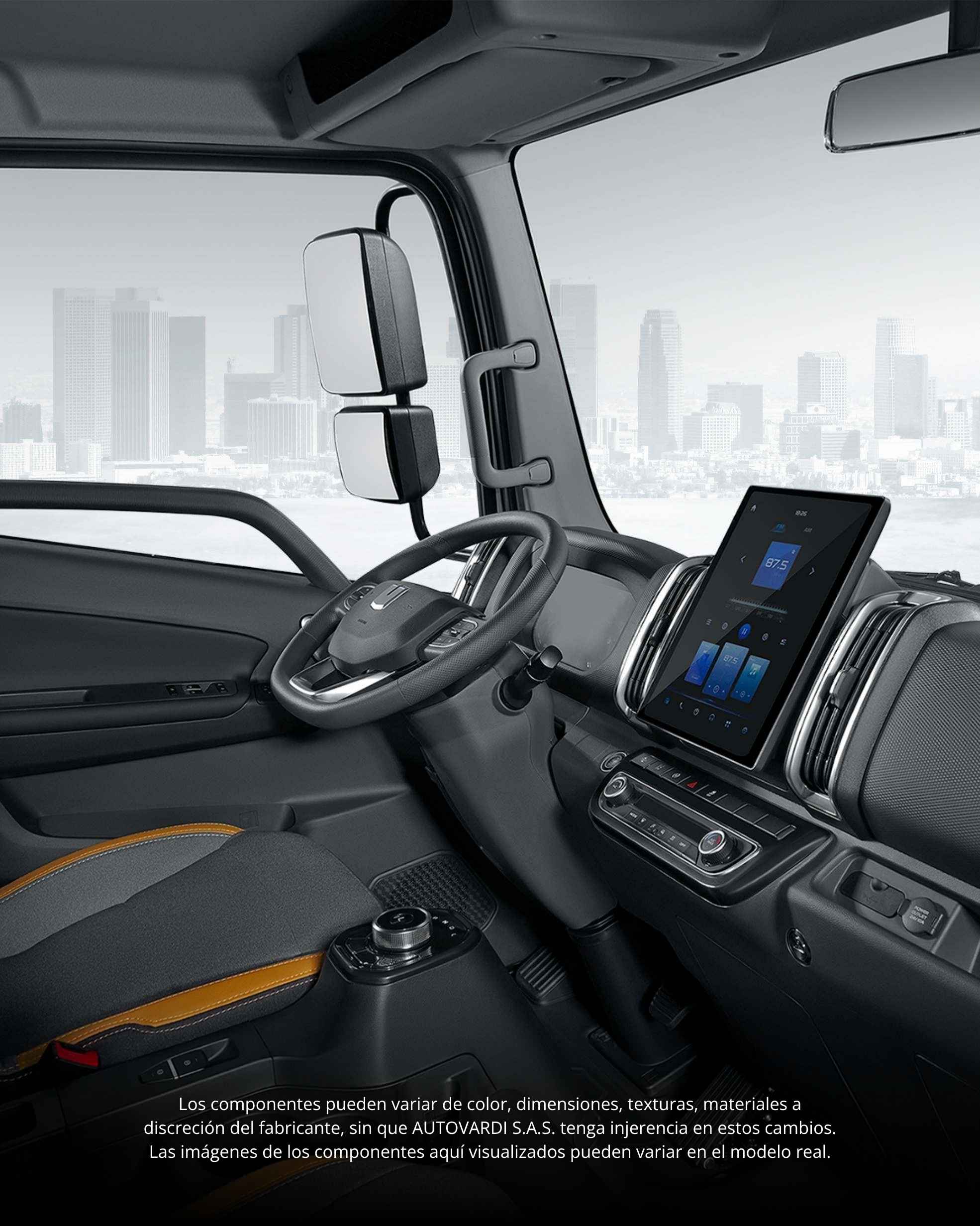 camion HE9 interior